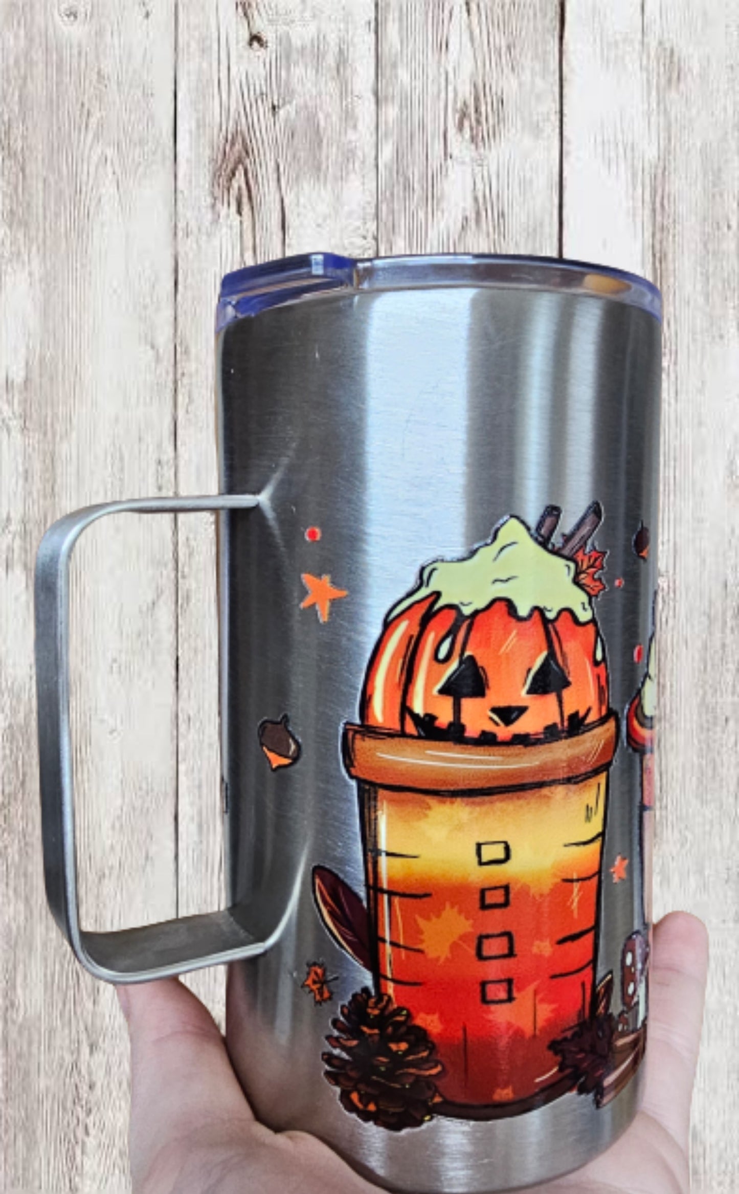 Fall Gnome Coffee Tumbler