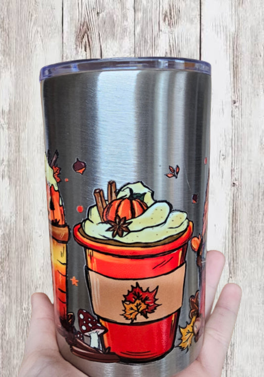 Fall Gnome Coffee Tumbler