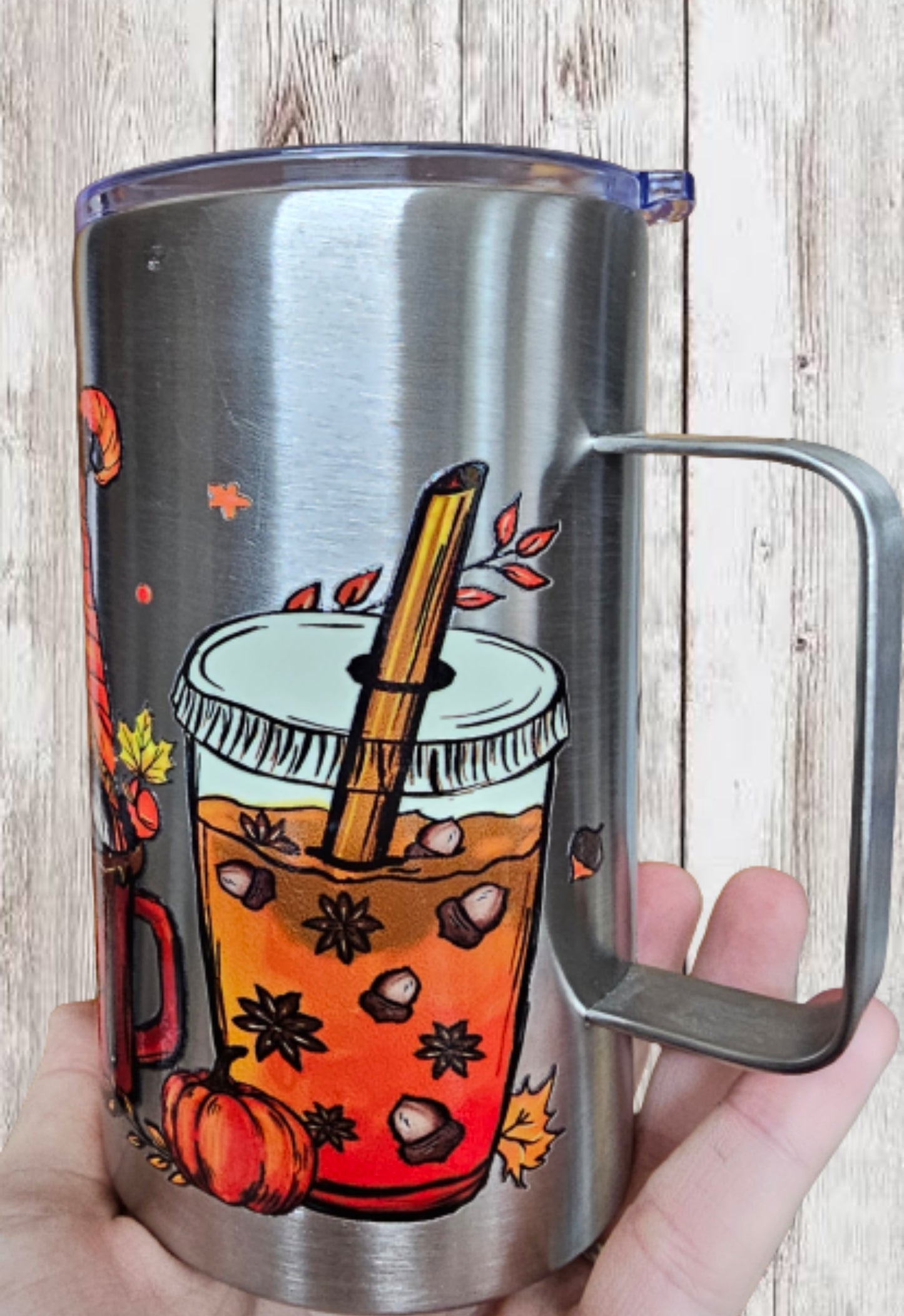 Fall Gnome Coffee Tumbler