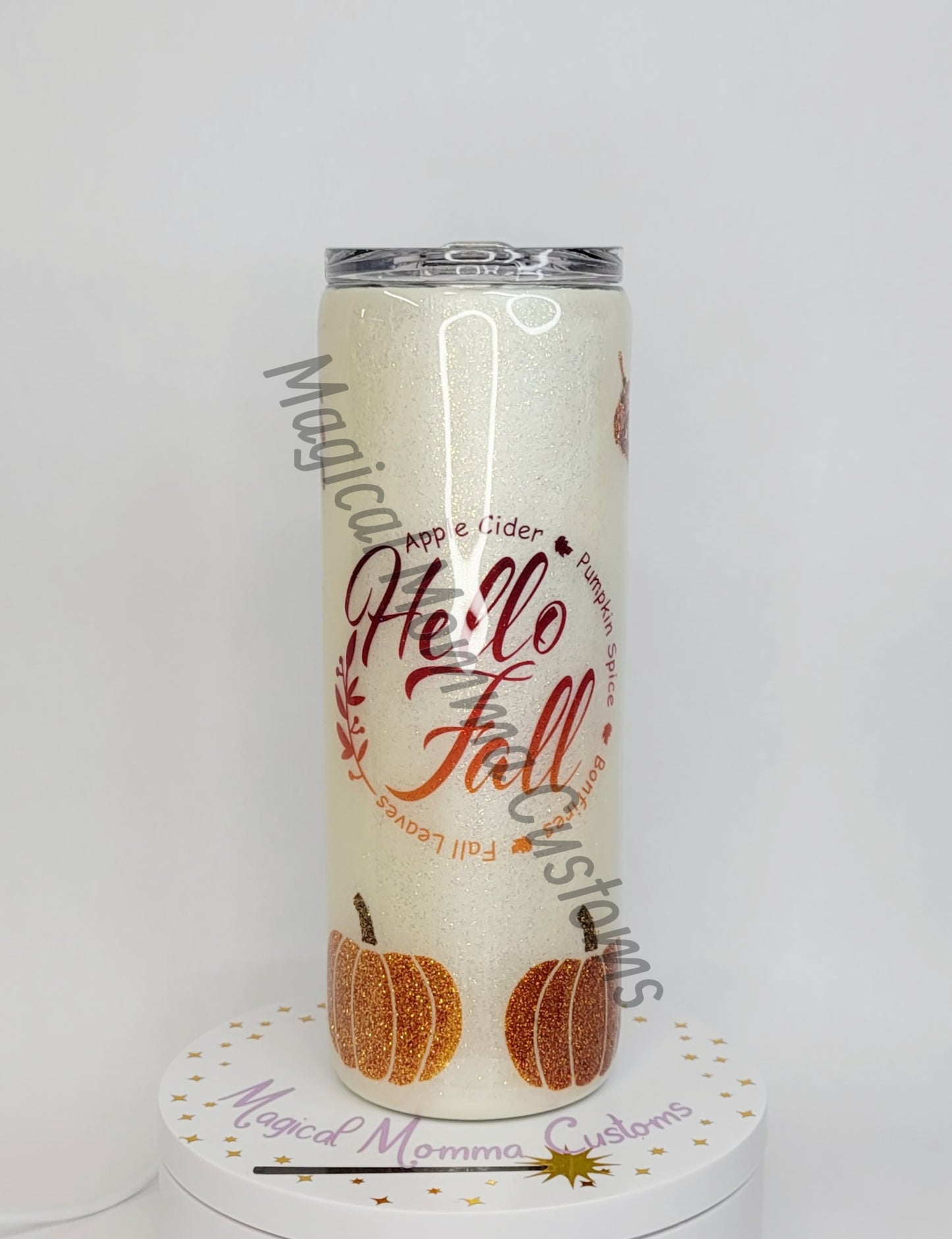 Hello Fall Leaves Tumbler - 20 oz