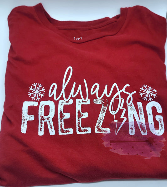 RTS Always Freezing - XL long sleeve