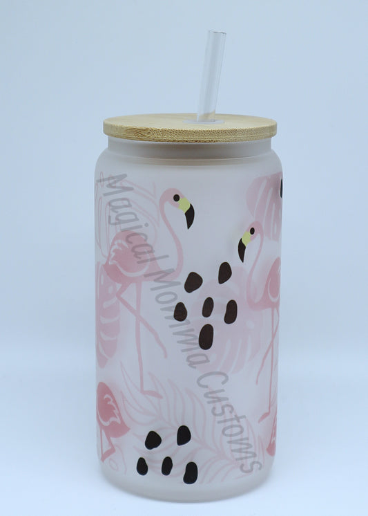 Flamingo 16 oz Tumbler