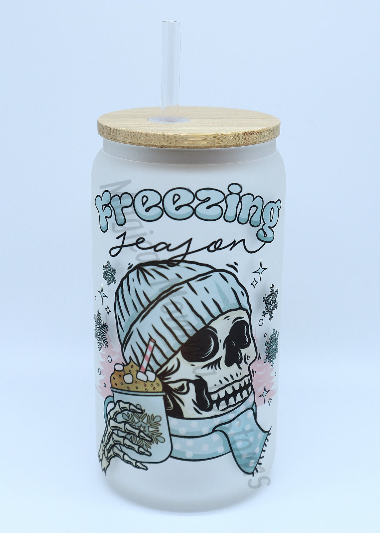 Freezing Season Blue 16 oz Tumbler