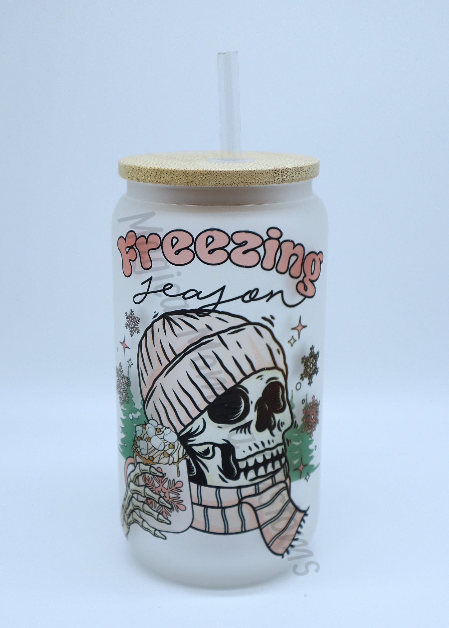 Freezing Season Pink 16 oz Tumbler